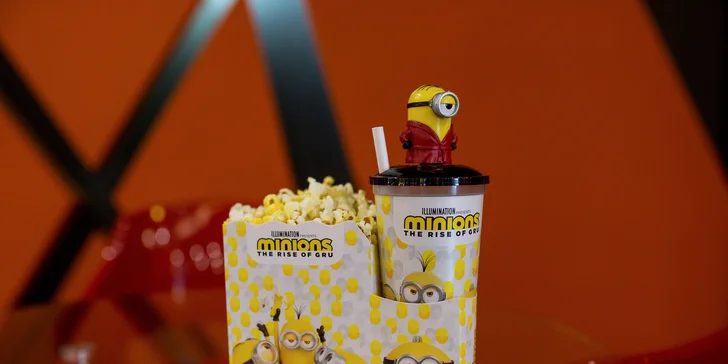 Detské Combo pre každého filmového maniaka do 12 rokov. Foto je ilustračná, detské filmové menu sa odvíja podľa aktuálnej filmovej ponuky.