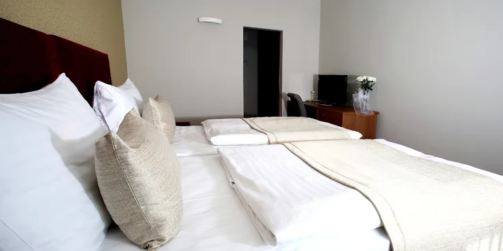 Pokoj Exclusive (za příplatek) je vhodný zejména pro hosty požadující více prostoru.