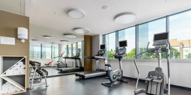 Do fitness centra máte po celou dobu pobytu neomezený vstup.