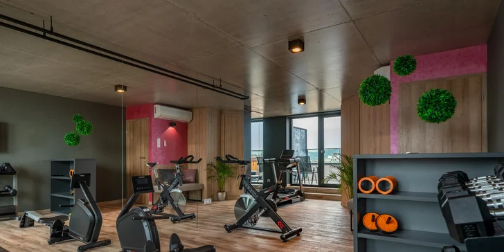 Za poplatok môžete navštíviť aj fitness.
