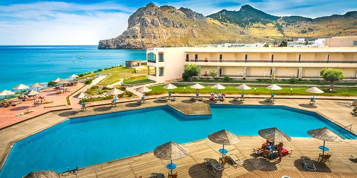 4* relax na Rhodosu: hotel na pláži, all inclusive a blízko do hlavního města i Lindosu