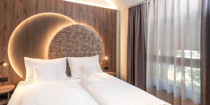 Luxusní horské apartmány v italských Dolomitech pro pár i rodinu