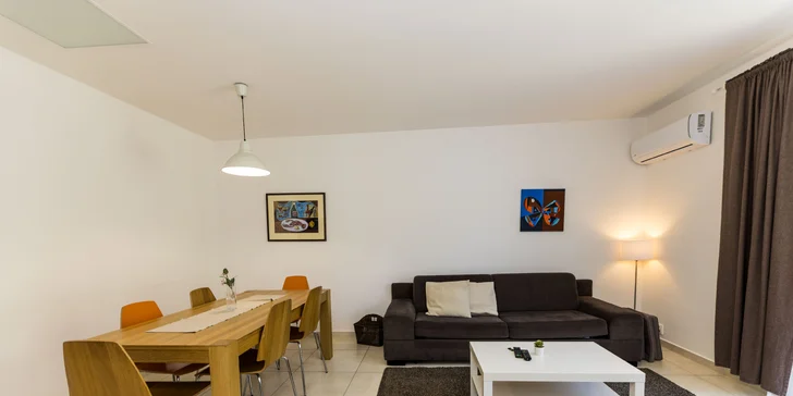 Do apartmánů se vejde až 8 osob. Dorazte s celou rodinou nebo partou přátel.