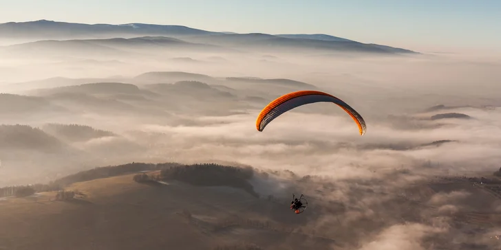 Liptov z výšky: Motorový paragliding v tandeme a s videozáznamom