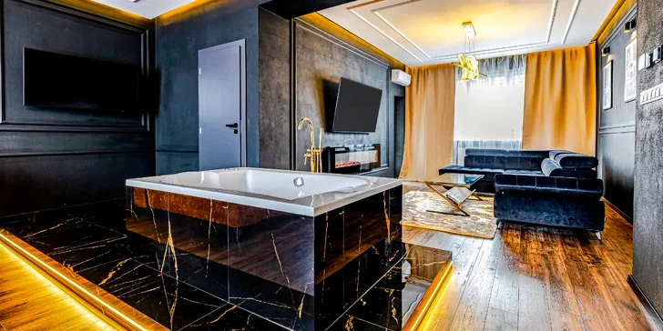Súčasťou ponuky je neobmedzený vstup do súkromnej vírivky, priamo vo vašom apartmáne.