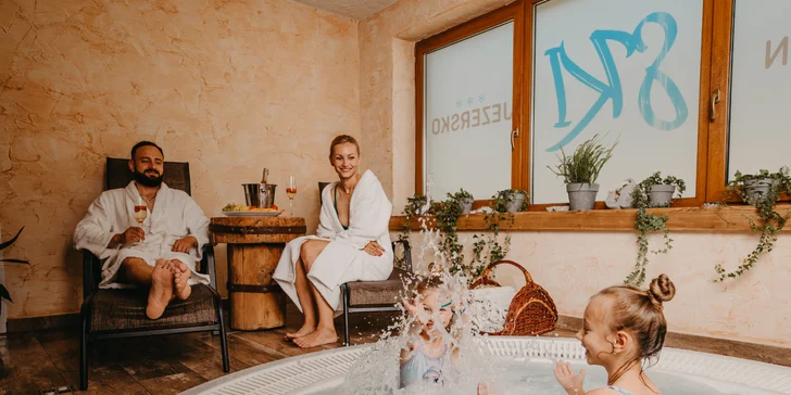 V ceně pobytu máte také 90minutový vstup do zrekonstruovaného wellness.