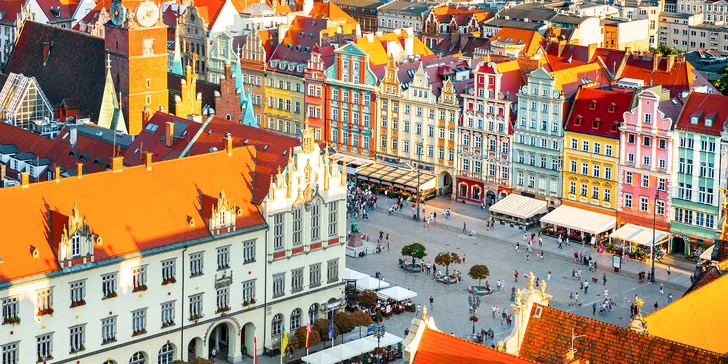 Vlakem do Vratislavi: hotel se snídaní, jízdenka na MHD i průvodce