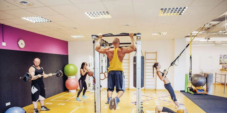Celá plocha Fitness zóny se dělí na menší zóny, které lze volit podle druhu tréninku.