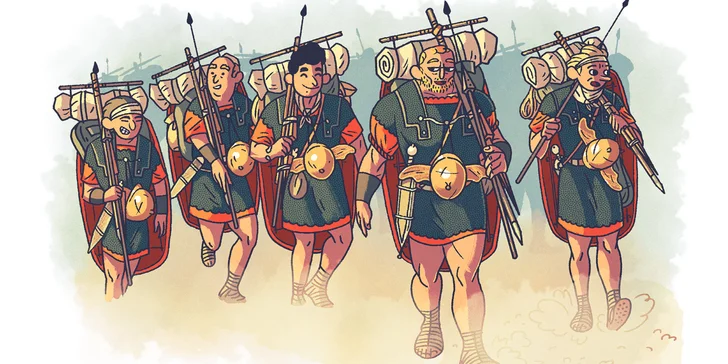 Legionáři na hranicích Moravy: Vraťte se do doby Římské říše a staňte se součástí římské legie. Bráníte území proti útoku germánů.