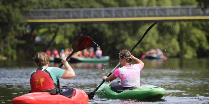 Zapůjčit si tu můžete kajak, kánoi, raft nebo paddleboard.
