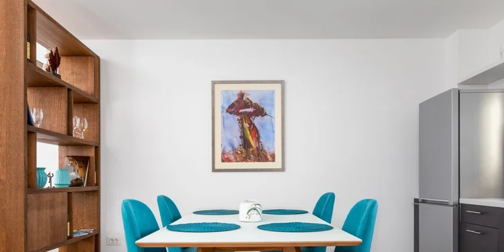 Apartmány disponujú vybavenou kuchyňou.