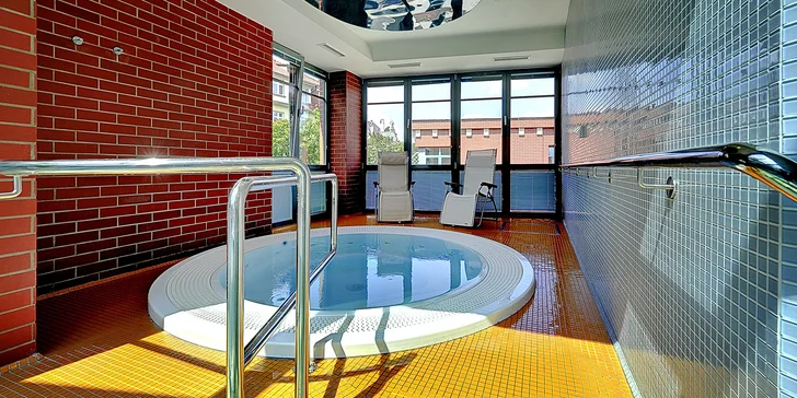 Hotelové wellness centrum Skyland se nachází v nejvyšším patře.