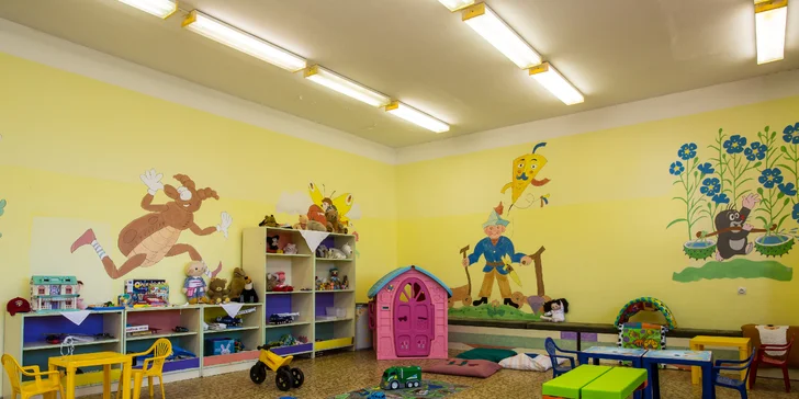 V hotelu je i herna pro děti.