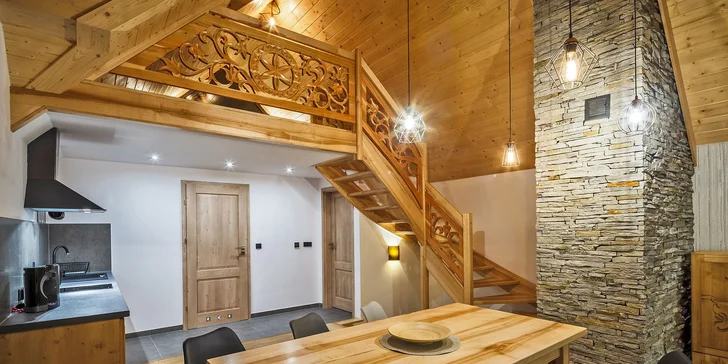 Krásné apartmánové domky najdete kousek od městečka Zakopané.