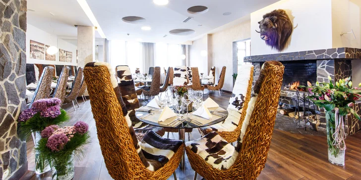 Hodovat budete v prvotřídní restauraci. 