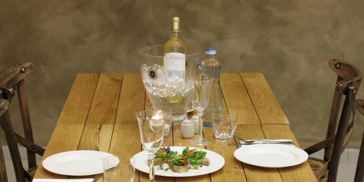 V pěti chodech se vám představí moderní gastronomie inspirovaná Středomořím – zkrátka kulinářský zážitek.