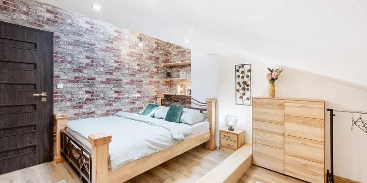 Apartmán s infrasaunou má kapacitu 5 osob. 