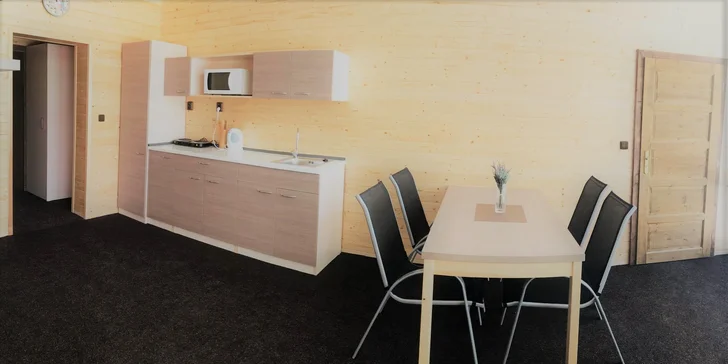 Apartmány prošly kompletní rekonstrukcí.