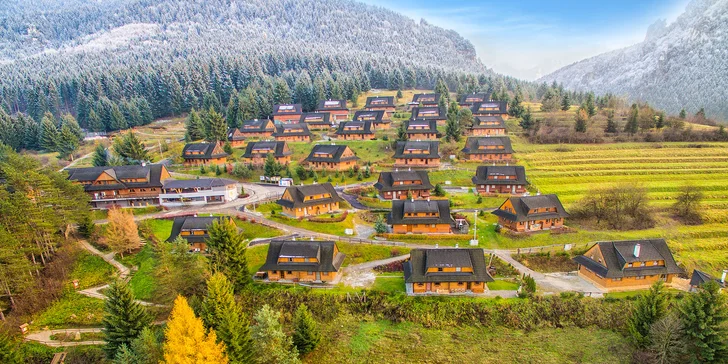 Jar v rezorte Drevenice Terchová resort s wellness a ďalšími aktivitami v krásnom prostredí NP Malá Fatra
