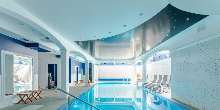 Užívat si tu můžete také odpočinek ve wellness. 