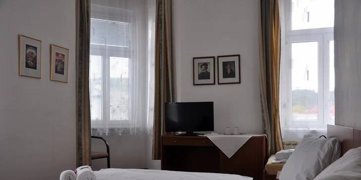 V Hotelu Sonáta vás čekají útulné dvojlůžkové pokoje. 