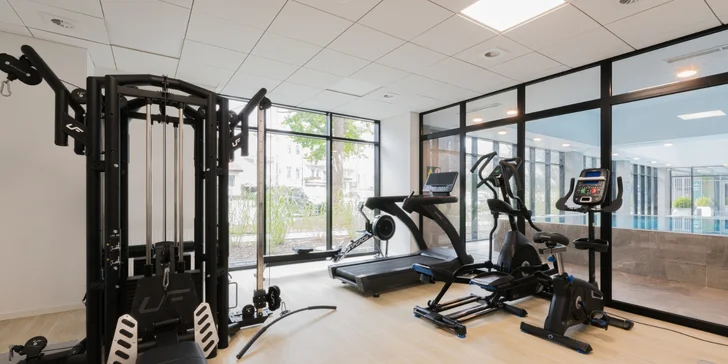 Aktívne chvíle môžete stráviť vo fitness.