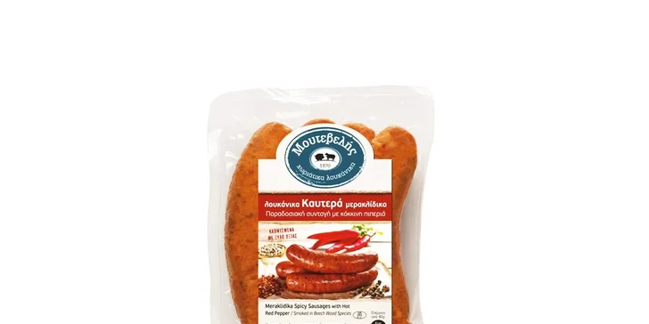 Klobásky Meraklidika s pálivou červenou paprikou