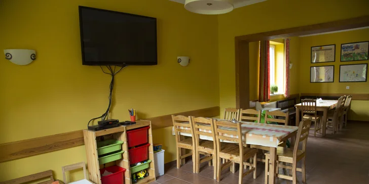 Vaše děti můžou trucovat v dětském koutku.