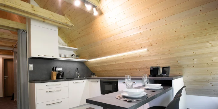 Romantický podkrovní apartmán