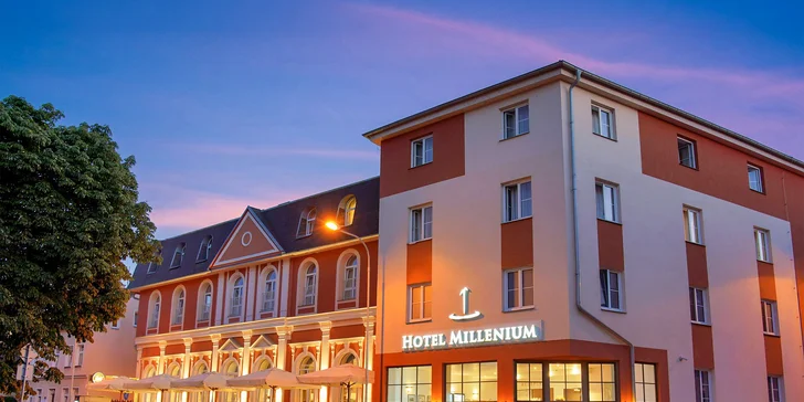 Restaurace Millenium sídlí ve  stejnojmenném hotelu, který vám po dobrém jídle může nabídnout třeba i návštěvu wellness nebo prvotřídní ubytování. 

