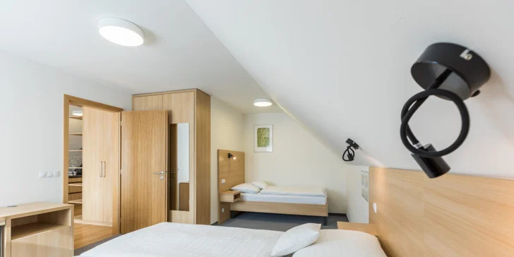 Apartmány jsou ideální volbou pro rodiny.
