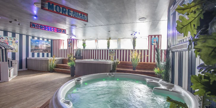 4 velké vnitřní jacuzzi jsou jako stvořené pro úplné vypnutí.