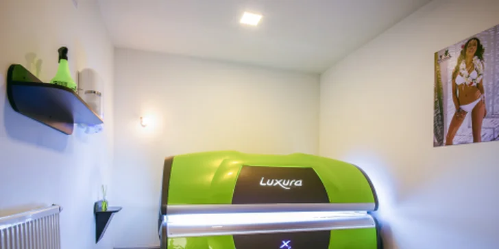 Opálení získáte díky soláriu LUXURA.