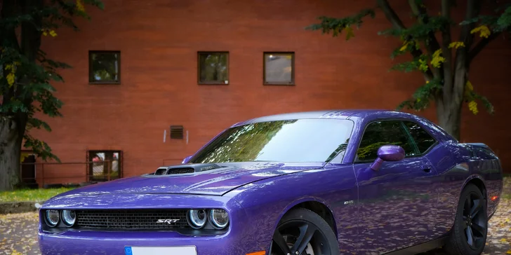 Stabilní a zavedená společnost vám dokáže půjčit i Dodge Challenger Shaker 5,7 V8.