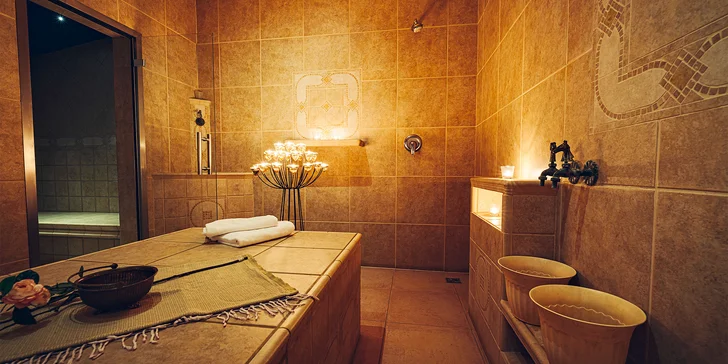 Tešte sa aj na relax vo wellness. Do saunového sveta máte vstup zdarma počas víkendov.