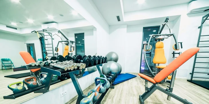 Ve fitness si dáte pořádně do těla, vstup máte neomezený.