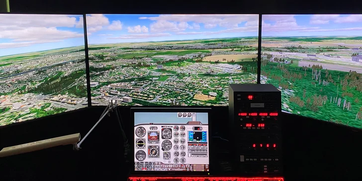 Zkuste si být pilotem: 60 minut řízení letadla se simulátorem Volatus