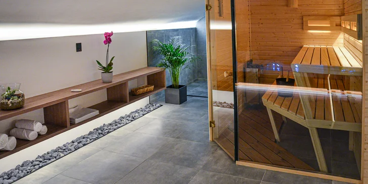 Wellness o rozměru 50 m² bude jen vaše.
