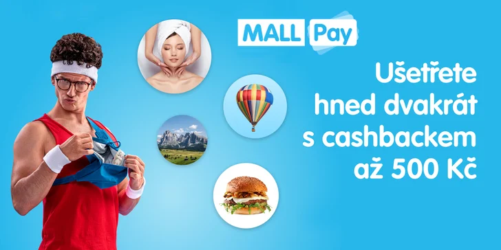 Nakupte na Slevomatu se Skipovací platební kartou od MALL Pay a získejte zpět až 500 Kč