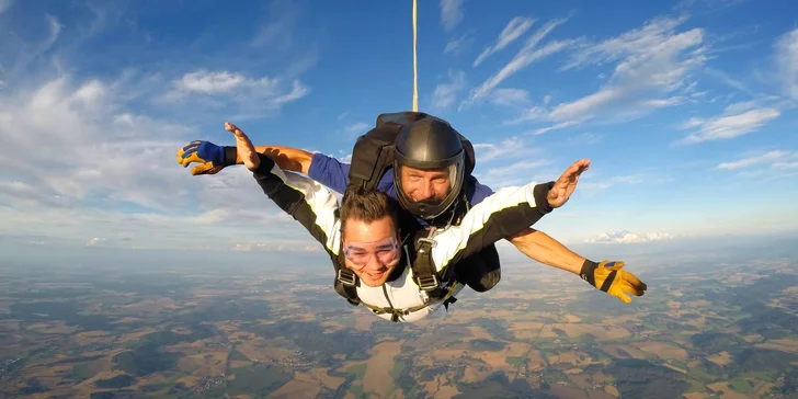 Až budete ve výšce cca 4000 m, přijde na řadu seskok! 