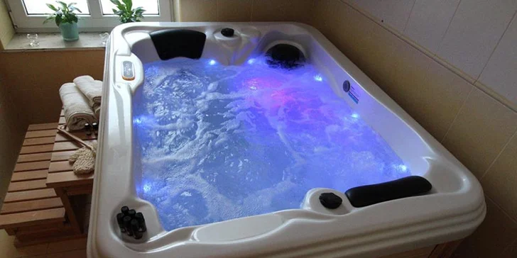 Za poplatek si můžete uvolnit svaly v místním wellness centru.
