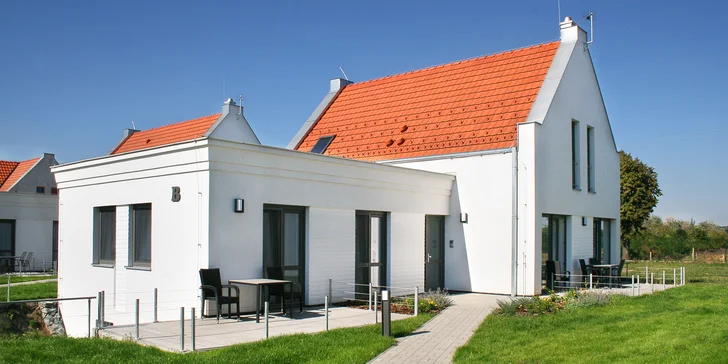 Apartmány jsou na konci Lednice nedaleko Mlýnského rybníka.