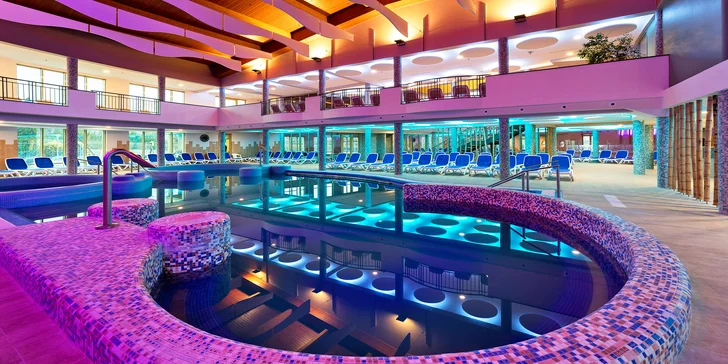 4* pobyt v Zalakarosi: neomezený wellness s termální vodou, polopenze a bohatý program pro rodiny s dětmi