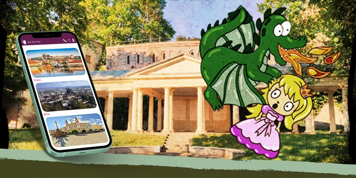 Hon na draka: Děti řeší úkoly a hledají klíč k záchraně princezny.