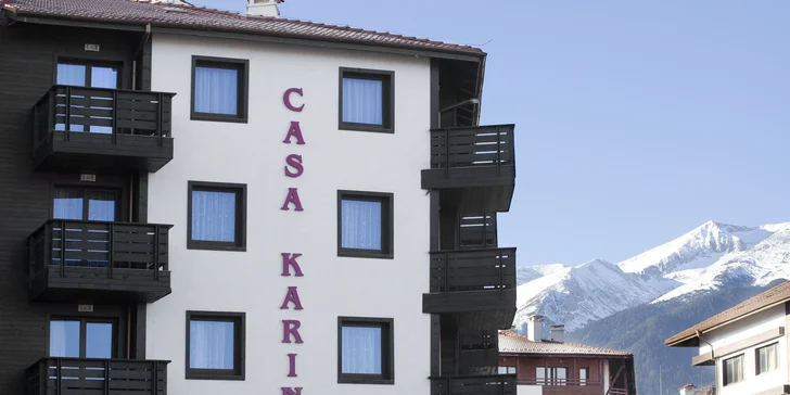 Bydlet budete ve 4* hotelu Casa Karina v městečku Bansko.