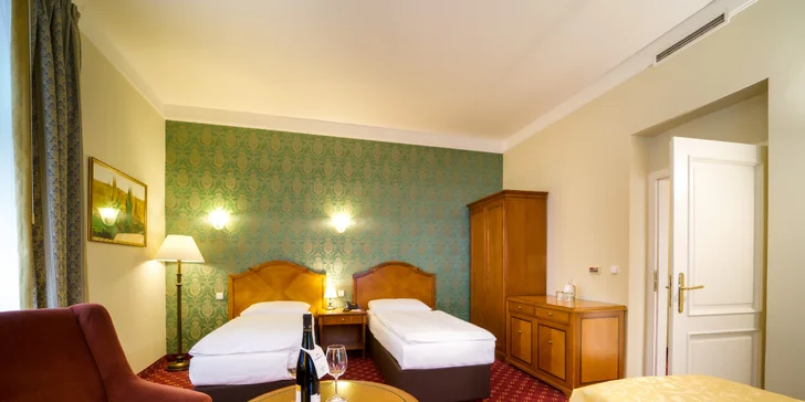 Zdarma se připojíte k Wi-Fi, k dispozici budete mít TV i minibar. 