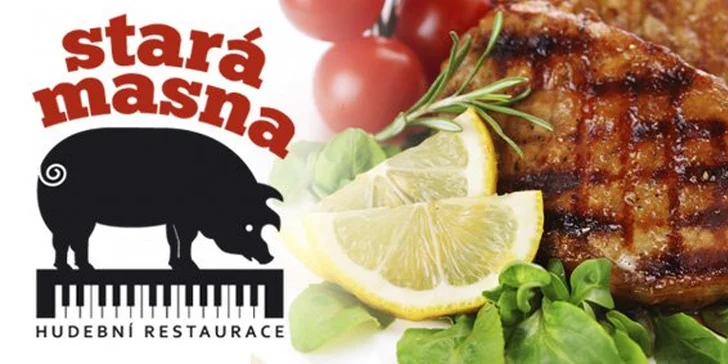 149 Kč za DVA steaky Mojito na mátě, třtinovém cukru, limetce a jamajském rumu. Masíčko na kubánský způsob se slevou 50 %
