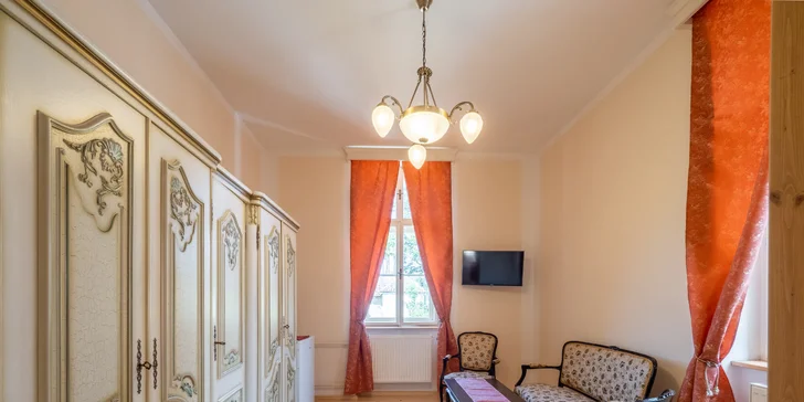 Apartmán s 1 ložnicí.