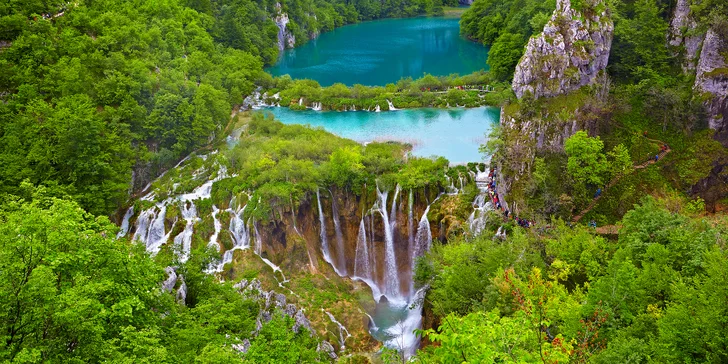 Poznávací zájezd do Chorvatska na Plitvická jezera včetně dopravy a průvodce