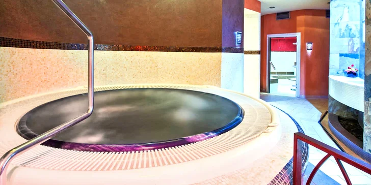 Do wellness máte denně 2hodinový vstup. Je tu vířivka, několik druhů saun a hammam. 